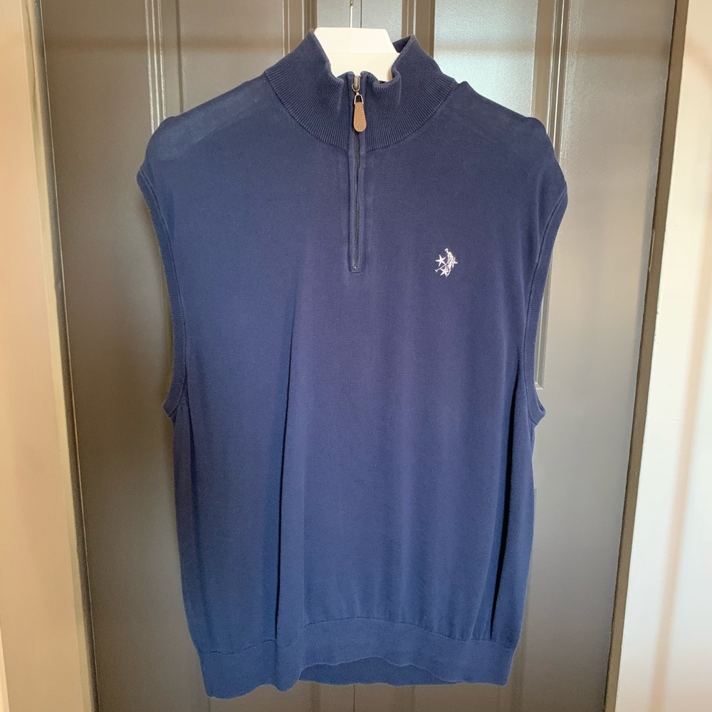 Oxford golf blue golf sweater vest pullover. Large